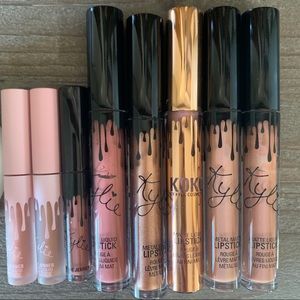 Set of NUDE tone Kylie Lipsticks